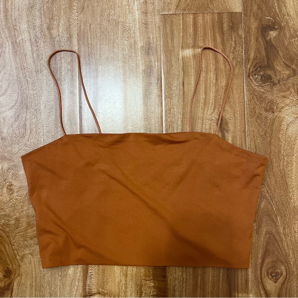 Rust Brown Women's Crop Top